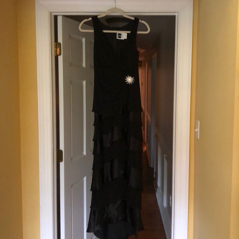 Black evening gown